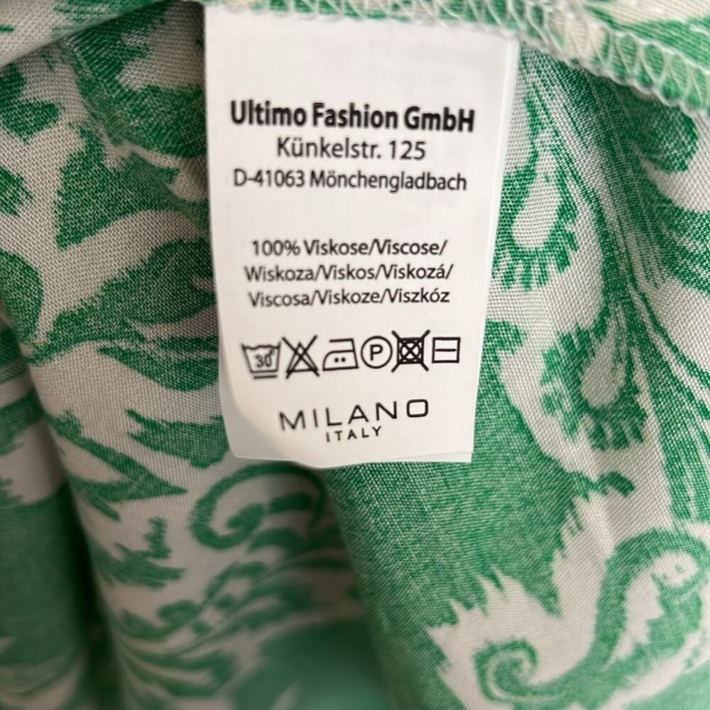 NWT Milano Italy %100 Viscose Tiered Dress Size 8 - Picture 6 of 8